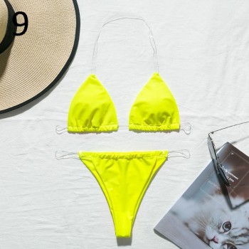 In-X Sexy micro bikinis 2020 mujer Brazilian swimsuit Push up swimwear women swim suit Solid bathing suit Summer two-piece suits